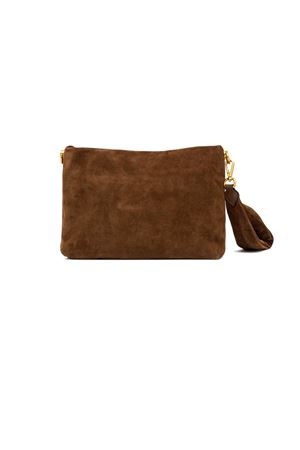 Brenda pochette in pelle scamosciata marrone GIANNI CHIARINI | BS12045CMNASPM099